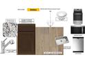 Kitchen design elements featuring granite countertops, stainless steel appliances, and modern lighting fixtures at 235 Norman Ave, Lillington, NC 27546