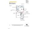 Layout of first floor featuring kitchen with oversized island and breakfast area, and a flex room at 2397 Picual Way # 21, New Hill, NC 27562