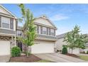 Home exterior view with two-car garage at 133 Explorer Dr # 258, Morrisville, NC 27560
