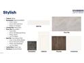 Stylish interior finishes including white cabinets, backsplash options, countertops, and flooring at 2325 Horton Park Dr, Apex, NC 27539