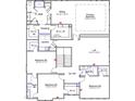 Spacious second floor boasts 4 bedrooms, 3 bathrooms, a laundry room, and a central loft, providing ample living space at 60 Bold Dr, Youngsville, NC 27596