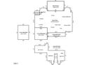 Detailed architectural floor plan of the two-story home at 2934 Appaloosa Ct, Graham, NC 27253