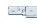 Floor plan showing the upper level of the home featuring a loft, additional bedroom, walk-in closet and bath at 229 Mugby Rd # 167, Raleigh, NC 27610