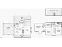 Detailed floor plan showcasing the layout of the house and its various rooms at 1605 Baneberry Ct, Willow Springs, NC 27592