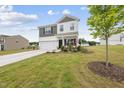 Charming two-story home with a manicured lawn, attached garage and welcoming front porch at 200 Gill Farm Way, Franklinton, NC 27525