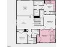 Second story floor plan featuring Owner's suite, bedrooms 2, 3, & 4, a loft and laundry at 200 Seagraves Creek Ln, Holly Springs, NC 27540