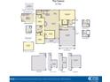 Detailed floor plan featuring a spacious layout with multiple bedrooms, bathrooms, kitchen, and a two-car garage at 276 Pretty Run Branch Ln, Wendell, NC 27591