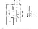 Detailed floor plan showcasing the layout of the rooms with dimensions and spatial relationships at 1085 Lobdale Ct, Burlington, NC 27215