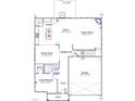 Main floor plan showing kitchen, dining room, guest bedroom, Gathering room, and garage at 120 Cordoba Dr, Franklinton, NC 27525