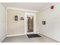 Well-maintained entrance featuring unit number, secure entry, and clean, inviting space at 1310 Durlain Dr # 107, Raleigh, NC 27614