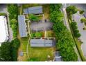 Aerial shot of the property and surrounding neighborhood at 1002 Willow Drive Dr # 37, Chapel Hill, NC 27514