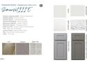 Somerset III E interior finish selections featuring kitchen and bath quartz, tile, and cabinet samples at 1998 Meadowview Dr, Graham, NC 27253