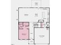 Detailed floorplan of the home's first floor at 535 Claftin St, Sanford, NC 27330