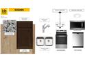 New kitchen design elements include Luna Pearl granite, stainless appliances, and Sinclair Umber cabinets at 145 Caspian Ct, Lillington, NC 27546