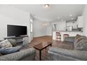Open concept living room offering seamless flow for entertaining and everyday living at 1728 Shady Oaks Dr, Wendell, NC 27591
