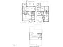 Floor plan showcasing the layout of a two-story home with an optional walk-up attic at 1701 Burnette Garden Path, Raleigh, NC 27612