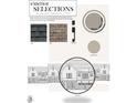 Exterior finish selections showcasing brick, roof shingle, and color palette options for siding and trim at 1013 Coldspring Circle, Durham, NC 27705