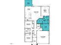 Detailed floor plan showcasing the layout of the home's spacious living areas, bedrooms, and outdoor porch at 148 Vaughan Farms Drive Dr, Angier, NC 27501