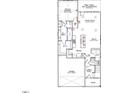 Open-concept floor plan features a kitchen, eat-in area, Gathering room, primary bedroom, and two-car garage at 263 Meadowbark Bnd # 33, Garner, NC 27529