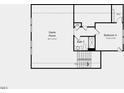 Layout of the second floor including a game room, bath, and bedroom at 1124 Sun Springs Rd, Wake Forest, NC 27587