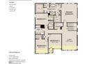 Second floor layout showing bedrooms, bathrooms, laundry, and loft at 127 S Harvest Ridge Way # Homesite 321, Wilson's Mills, NC 27520