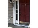 The front door of the home at 1527 Haywards Heath Ln, Apex, NC 27502