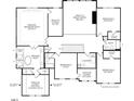 Second-floor layout showcasing primary bedroom suite, bedrooms 2, 3, and 4, with walk-in closets and a laundry room at 805 Timber Mist Ct, Cary, NC 27519