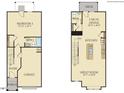 Floor plan showing the dimensions of the rooms, including kitchen, dining, great room, and bedrooms at 219 Carova Bnd, Apex, NC 27539