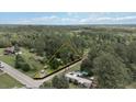 Aerial view of property with outline of property lines at 2396 Spring Valley Rd, Henderson, NC 27537