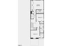 Second floor features Primary suite, two bedrooms, and two bathrooms at 2009 Rabbitbrush St, Durham, NC 27704