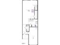 Detailed first-floor plan showcasing the layout, kitchen, garage, and great room at 2010 Rabbitbrush St, Durham, NC 27704
