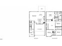 Detailed floorplan of the home showcasing the layout of the first and second floors at 800 Ottawa Dr, Garner, NC 27529