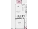 First-floor layout featuring a 2-car garage, open-plan gathering room, and a covered outdoor living space at 2724 Sammish Way, Wake Forest, NC 27587