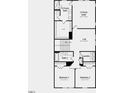 Second-floor plan showcasing owner's suite, loft, two bedrooms, and a convenient laundry area at 2724 Sammish Way, Wake Forest, NC 27587