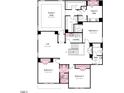 Upstairs floor plan featuring Owner's Suite, loft and bedrooms with ensuite baths at 1201 Michelle Mist Way, Apex, NC 27523