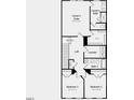 Second floor plan featuring an owner's suite, two bedrooms, a loft, a laundry room, and two bathrooms at 2728 Sammish Way, Wake Forest, NC 27587