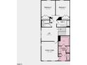 Detailed floor plan showing the second floor, including bedrooms, bathrooms and the loft at 2730 Sammish Way, Wake Forest, NC 27587
