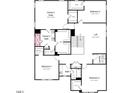 Upstairs floor plan featuring bedrooms, bathrooms, owner's suite, loft and laundry at 668 Morning Glade St, Wake Forest, NC 27587