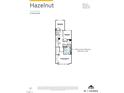 Second floorplan features owner's bedroom, bedrooms #2 & #3, 2 bathrooms and a laundry area at 3191 Mission Olive Pl # 350, New Hill, NC 27562