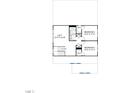 Second-floor plan featuring a loft, two bedrooms, each with walk-in closets, and shared bath at 172 White Magnolia Ln, Fuquay Varina, NC 27526