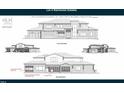 Detailed front and rear exterior elevations show the architectural design of the home at 4 Rainforest Pl, Apex, NC 27523