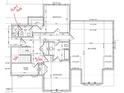 Second floor plan showing bedrooms, bathrooms, closet spaces, and a recreation room at 227 Gaines Trail Trl, Pittsboro, NC 27312