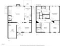 Detailed floorplan showcasing the layout of the home's two stories at 306 Berlin Way, Morrisville, NC 27560