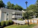 Charming condo with lovely landscaping and outdoor staircases at 411 Gooseneck Dr # A1, Cary, NC 27513