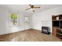 Open living area with window and back door at 804 Delaware Ave, Burlington, NC 27217