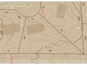 A Topography Map of a property with contour lines showing elevation changes at 1305 Lennox Pl, Raleigh, NC 27612