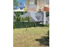 Backyard view featuring a fenced in yard with patio space at 3207 Geary Trl, Raleigh, NC 27610