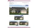 Exterior home elevations showcasing architectural styles and design options of the home with a two-car garage at 96 Northwood Dr, Fuquay Varina, NC 27526