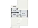 Upstairs floor plan featuring bedrooms, bath, game room, storage, and mechanical area at 1062 Beacon Hill Rd # 45, Lillington, NC 27546