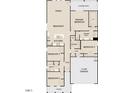 Detailed floor plan showcasing the layout of the home, including bedrooms, bathrooms, and living spaces at 124 W Crescent Mills S Blvd # Homesite 250, Wilson's Mills, NC 27520